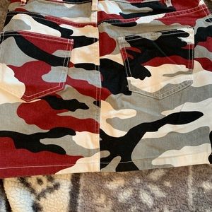 camo skirt! ♡